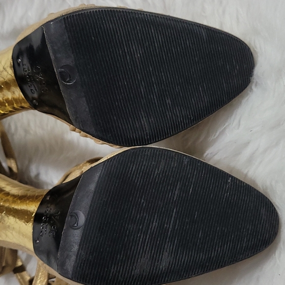 ♥️Auth GUCCI sandals Sexy Elegant block shoe sz 36.5 C ♥️ - Picture 13 of 16